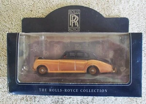 Rolls Royce Collection Die Cast Car, 1929 Silver Cloud, Gold/Black, England - Picture 1 of 7