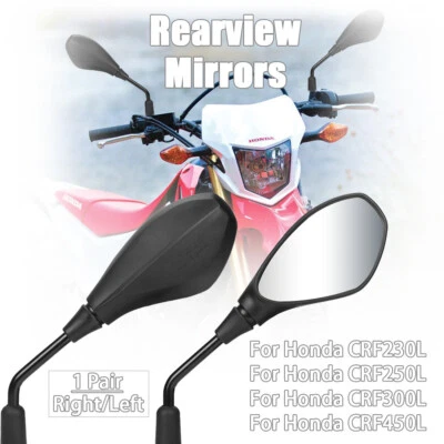 Espejos retrovisores laterales para Honda CRF230L CRF250L CRF300L CRF450L CRF 250 300 L Foto 1 de 4