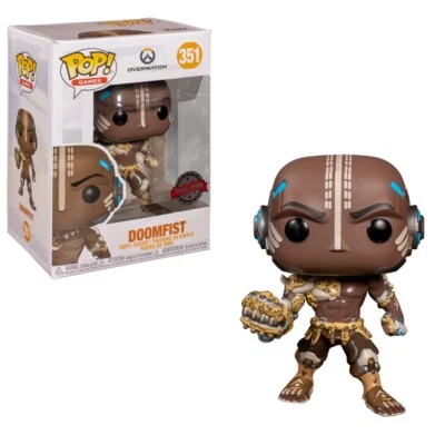 Funko POP ! 351 Doomfist Figurina da Collezione Overwatch 10cm Special Edition - Immagine 1 di 2