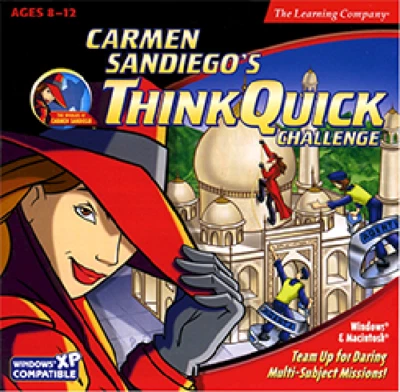 Carmen SanDiegos Think Quick Challenge Pc Mac New CD Rom Only XP - Image 1 of 2