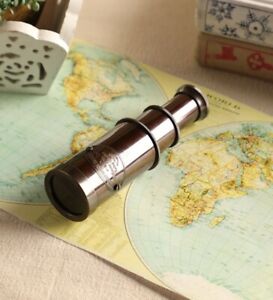 Antique Pocket Telescope Spyglass Vintage Nautical Lorgnette Travelling Scout