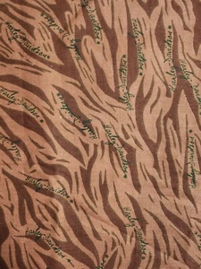 HOG HARLEY TEXT BURGANDY COTTON FABRIC FQ - Picture 1 of 3