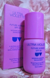 Ultra Violette Future Screen SPF 50 Modern Mineral Sunscreen 0.5oz  MINI Sz BNIB - Picture 1 of 2