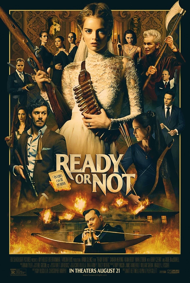 Ready Or Not movie poster : 11 x 17 inches