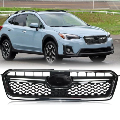 Rejilla de parachoques delantero para Subaru XV Crosstrek 2016-2017 moldura cromada Foto 1 de 4