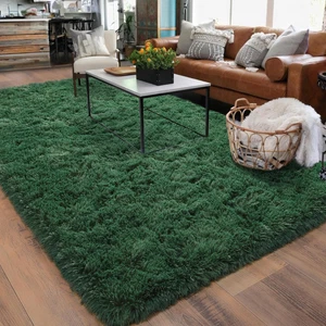 Rugs for Living Room Bedroom, Area Rugs 5x7 Fluffy Rug Carpet, Soft Shaggy Moder - Picture 1 of 8