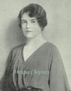Anuncio de boda condesa Nada Torby príncipe George 1916 artículo fotográfico - Imagen 1 de 2