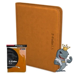Album BCW Z-Folio 9 tasche ZIPPER LX - arancione - SPEDIZIONE GRATUITA - Foto 1 di 1