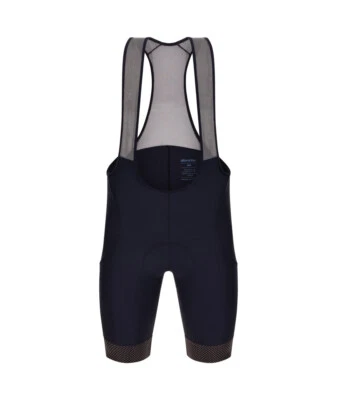 Hi Visibility Men's Bibshorts in Black by Santini - Image 1 of 4