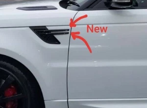 FINITURE SFIATO LATERALI PER RANGE ROVER SPORT L494 2013-IN POI PIANOFORTE NERO. Regno Unito - Foto 1 di 3
