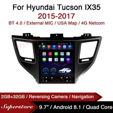9.7" Tesla Style Android Car Stereo GPS For  Hyundai Tucson IX35 2015-2017