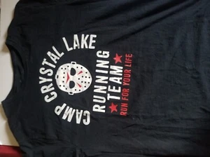 FREITAG DER 13. CRYSTAL LAKE T-SHIRT GRÖSSE LARGE SCHWARZ - Bild 1 von 2