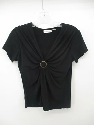 Blusa de manga corta John Paul Richard pequeña aspecto en capas frente reunido Foto 1 de 4