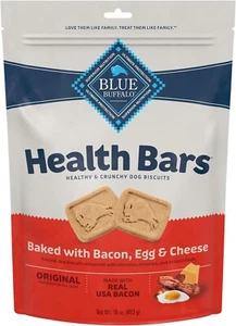 Blue Buffalo Health Natural Crunchy Dog Treats Biscuits,Bacon, Egg & Cheese 16oz - Picture 1 of 7