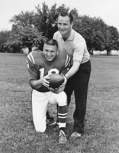 JOHNNY UNITAS AND DON SHULA BALTIMORE COLTS CLASSIC 8 x10 ! ! - Picture 1 of 1