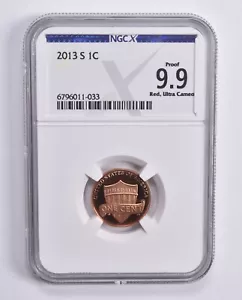 Proof 9.9 RD UCam 2013-S Lincoln Cent Union Shield NGC X NGCX - Picture 1 of 5