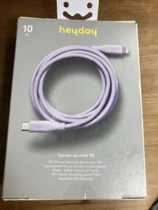 Lighting To UBS -C 10 Foot Cable New Heyday - Target Brand Unopened - Zdjęcie 1 z 3