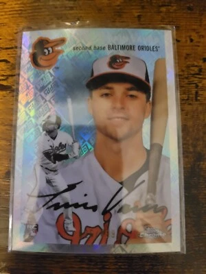 2023 Topps Chrome Platinum #151 Terrin Vavra Baltimore Orioles Logo Ref #26/499 - Image 1 of 2