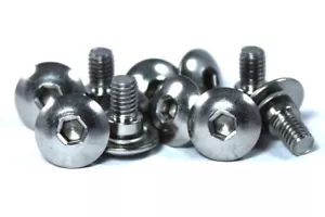 10x Honda Stainless Fairing Bolts m6 x 12mm with 4mm Shoulder 90106-KY2-701 - Picture 1 of 6
