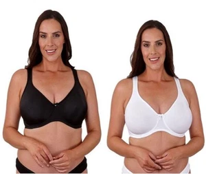 Customer Recommend Valbonne Full Cup Underwired Minimiser Stretch Bra 36/46-E/H - Picture 1 of 12