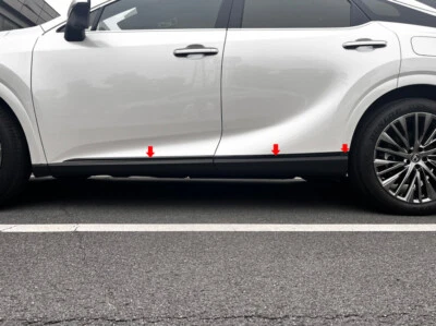 Kit de molduras laterales de carrocería de fibra de carbono para Lexus RX350 350h 450h+ 500h 2023-25 - Imagen 1 de 4