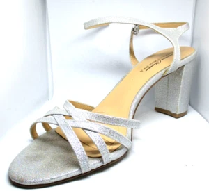 Badgley Mischka American Glamour Xandra Sparkling Heels 9.5 - Picture 1 of 8