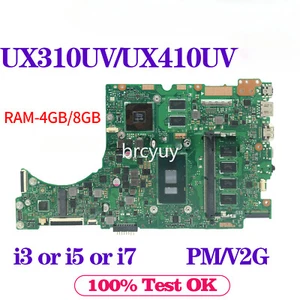 Placa madre UX310UV para ASUS U3000U UX310UA UX310U UX410UA UX410UV I3 I5 I7 - Imagen 1 de 6