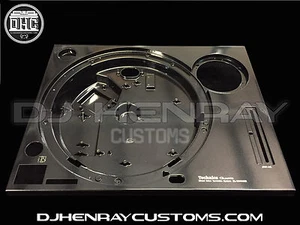 technics 1200 mk2 plinth (top plate) professionally powder coated & laser etched - Picture 1 of 4