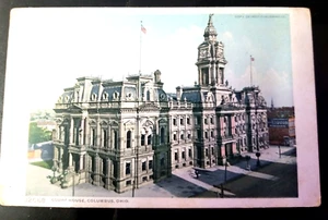 County Courthouse , Columbus, OH unused Phostint postcard unposted - Picture 1 of 3