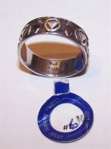 VTG Sterling Silver - PSCL PETER STONE Celtic Men's Ring Size 6 1/4 - Picture 1 of 2