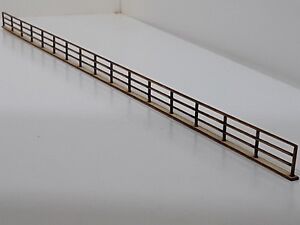Laser Cut N Gauge Fence Kits Pack of 4 Sections Each 300mm Long 0.8mm Birch Ply