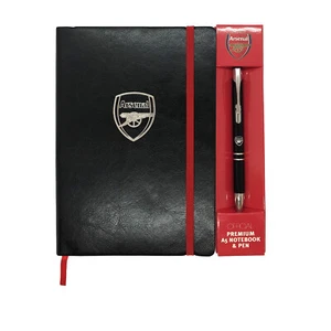 Arsenal FC Notebook & Pen A5 Executive Premium OFFICIAL Football Gift - Picture 1 of 6