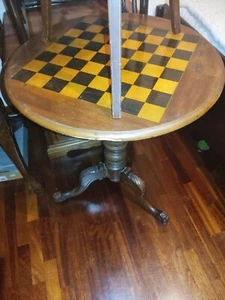 tavolino scacchiera vintage - Foto 1 di 1