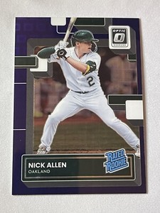 2022 Panini Donruss Optic Rated Purple Pandora Prizm /99 Nick Allen Rookie RC