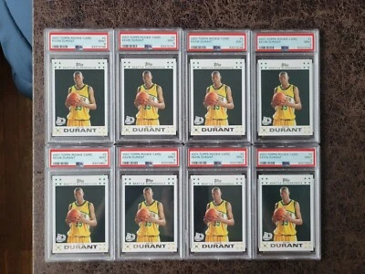 ELIGE 1 - 2007-08 Topps ROOKIE Kevin Durant #2 - PSA 9 - Seattle Supersonics Foto 1 de 2