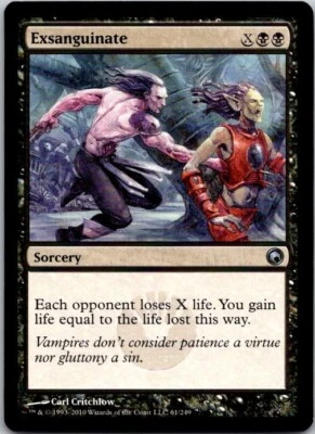 Magic the Gathering MTG Exsanguinate Scars of Mirrodin NM ref.M079 - Image 1 of 3