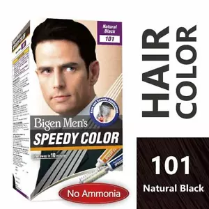 Bigen Mens Speedy Hair Dye Bigen Mens Colour Natural Black 101 - Picture 1 of 2