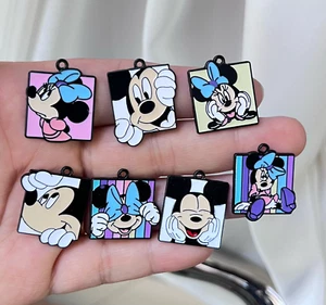 70 Piezas Dije Mickey Minne Dije Pulsera Collar Colgantes Hágalo Usted Mismo Fabricación de Joyas - Imagen 1 de 2