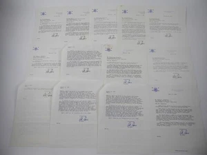Vice President Al Gore Signed Autographed PREPRINT Letter Collection Lot of 13 - Picture 1 of 14