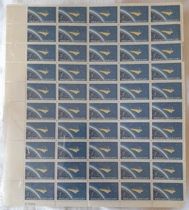 United States 1962 SG 1192 "Project Mercury" COMPLETE SHEET of 50 x 4c. Stamps - Picture 1 of 3