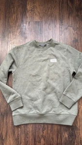 Suéter Eddie Bauer Para Hombre Talla Pequeña Gris Manga Larga Pullover Sudadera Oliva - Imagen 1 de 5