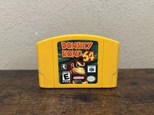 Donkey Kong 64 (Nintendo 64, 1999) Authentic Tested Game Cartridge - Picture 1 of 7
