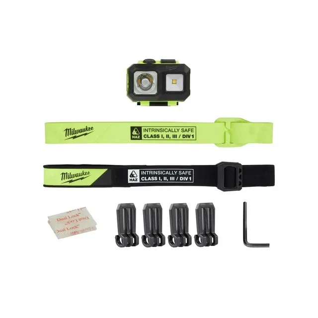 Milwaukee 2004HZL 310 Lumens LED Intrinsically Safe Spot/Flood Headlamp - Image 1 of 1