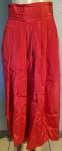 Vintage Charter Club by Jane Justin roter Taft A-Linie hohe Taille Midirock Größe 6 - Bild 1 von 6