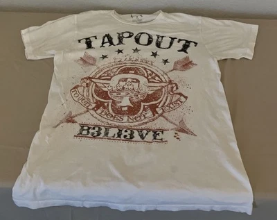 Tapout Graphic T-Shirt 'To Quit Does Not Exist' Believe UFC MMA Size M - Image 1 of 4