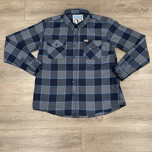 Dixxon Flannel Co. The Wrench Flannel Button Down Shirt XL Blue Womens - Picture 1 of 10