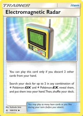 Electromagnetic Radar 169/214 SM Unbroken Bonds Pokemon 006074 - Image 1 of 2
