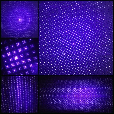 Grün Rot Lila 1mW Laserpointer Outdoor-Lazer-Taschenlampe &Akku - Bild 1 von 4