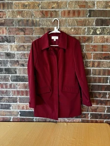 Merona Red Coat with pockets Women’s Size:Small - Picture 1 of 6