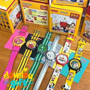 Authentic MINISO Snoopy & Friends Series Wristwatch Blind Box Cute Gift Toy - Picture 1 of 35
